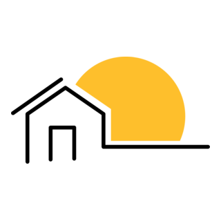 Line Buildings Logo PNG Vector