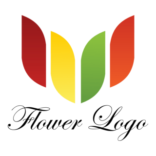 Lotus Flower Colour Logo PNG Vector