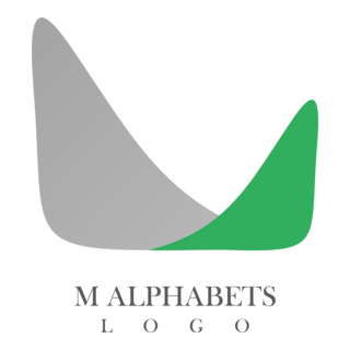 M Alphabet Logo PNG Vector