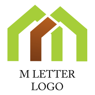 M Letter Logo PNG Vector