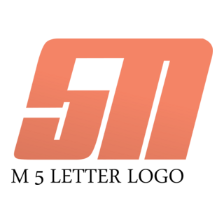 M5 Letter Logo PNG Vector