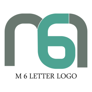 M6 Letter Logo PNG Vector