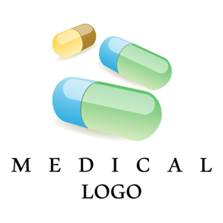 Medical Hospital Capsul Logo PNG Vector