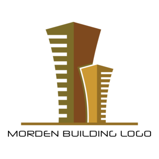 Modern Building Construction Logo PNG Vector