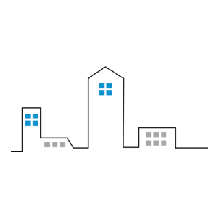 Modern Construction Building Logo PNG Vector