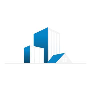 Modern House Construction Building Logo PNG Vector