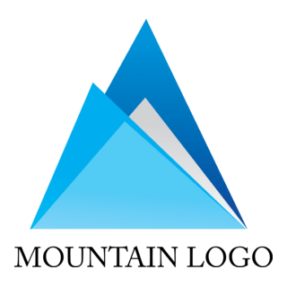 Mountain Design Logo PNG Vector