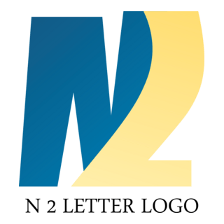 N2 Letter Logo PNG Vector