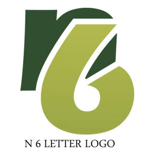 N6 Letter Logo PNG Vector