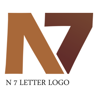 N7 Letter Logo PNG Vector