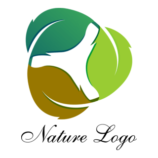 Nature Leaf Colour Logo PNG Vector
