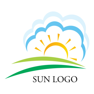 Nature Sunrise Logo PNG Vector