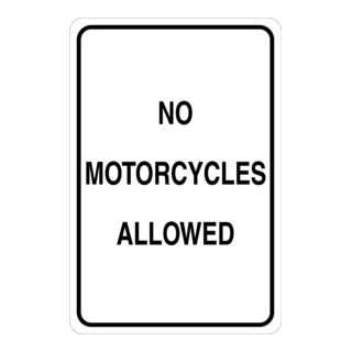 No motorcycles Logo PNG Vector