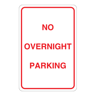 No overnight park Logo PNG Vector