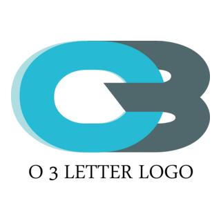 O3 Letter Logo PNG Vector