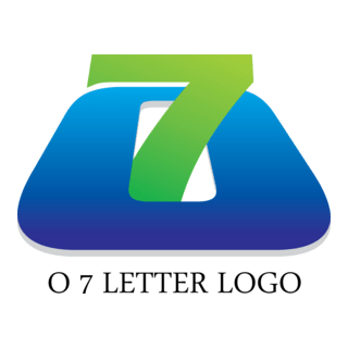 O7 Letter Logo PNG Vector