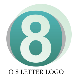 O8 Letter Logo PNG Vector