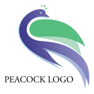 Peacock Bird Logo PNG Vector