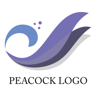 Peacock Logo PNG Vector