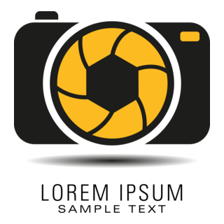 Photo Camera Logo PNG Vector
