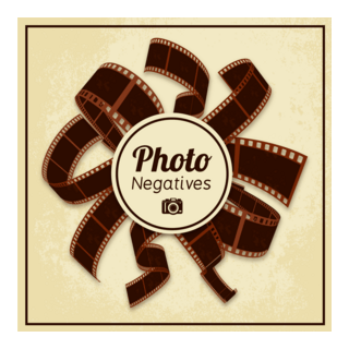 Photo Negatives Logo PNG Vector