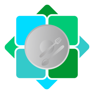 Plate Food Logo PNG Vector