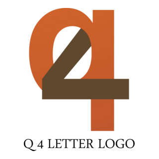 Q4 Letter Logo PNG Vector