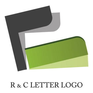 R C Letter Design Logo PNG Vector