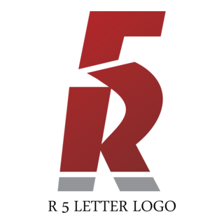 R5 Letter Logo PNG Vector