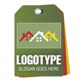 Real Estate Badge Logo PNG Vector