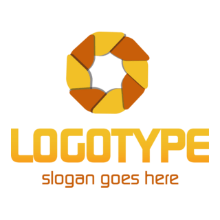 Rounded Cutting Edge Logo PNG Vector