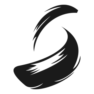 S Brush Letter Logo PNG Vector