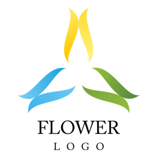 S Letter Flower Logo PNG Vector