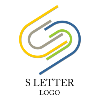 S Letter Line Logo PNG Vector