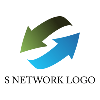 S Letter Network Logo PNG Vector