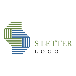 S Line Letter Logo PNG Vector