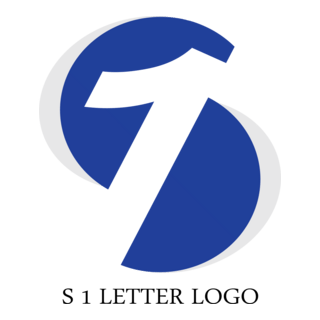 S1 Letter Logo PNG Vector