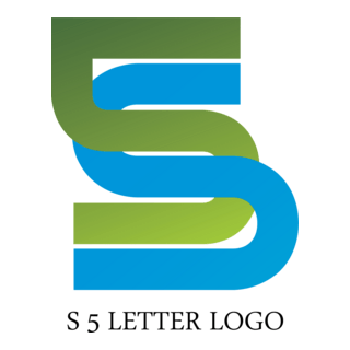 S5 Letter Logo PNG Vector