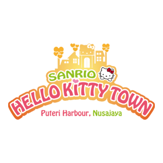 Sanrio Hello Kitty Town Logo PNG Vector
