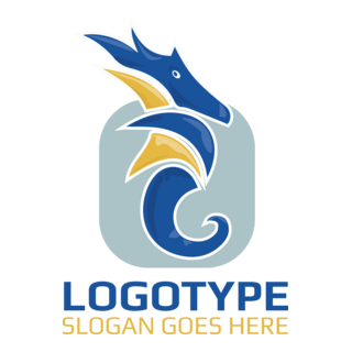 Seahorse Logo PNG Vector