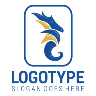 Seahorse Logo PNG Vector