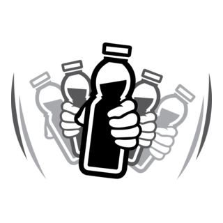 shake the bottles Logo PNG Vector