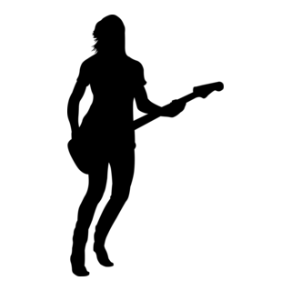 Silhouette Woman Logo PNG Vector