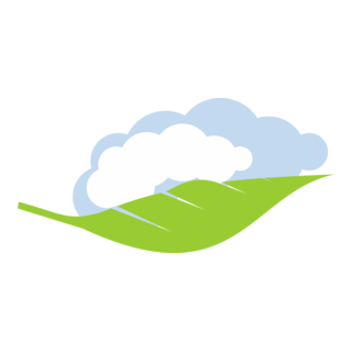 Sky Leaf Logo PNG Vector