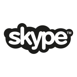 Skype black Logo PNG Vector