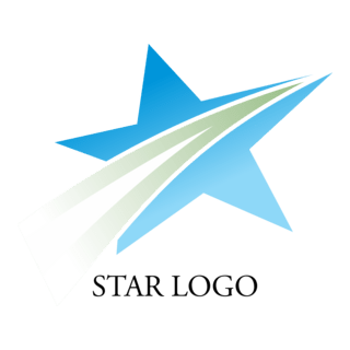 Star Arrow Logo PNG Vector