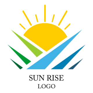 Sunrise Sun Logo PNG Vector