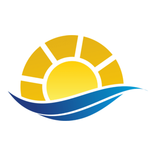 Sunset Art Logo PNG Vector
