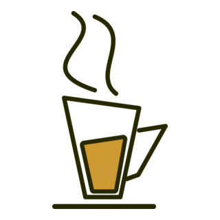 Tea Cup Logo PNG Vector