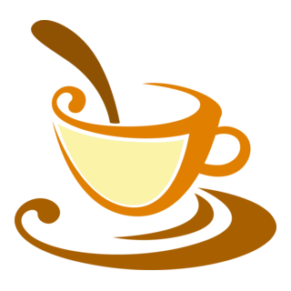 Tea Cups Logo PNG Vector